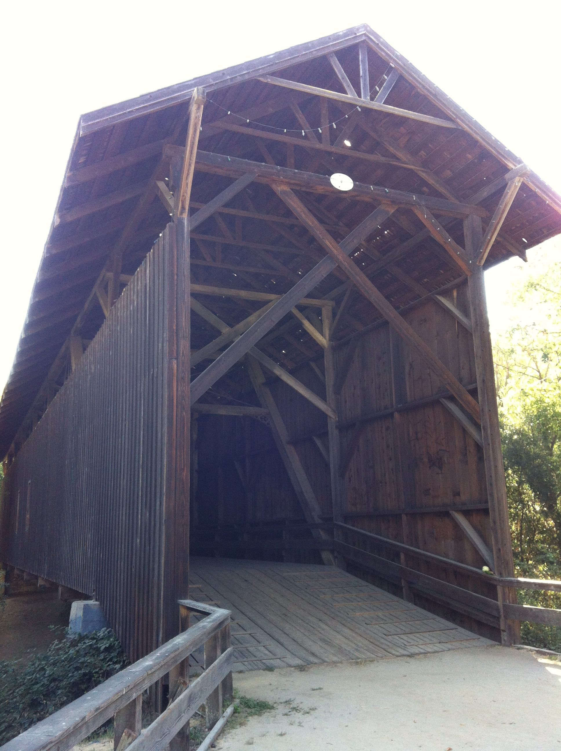 Felton covered wooden bridge, CA